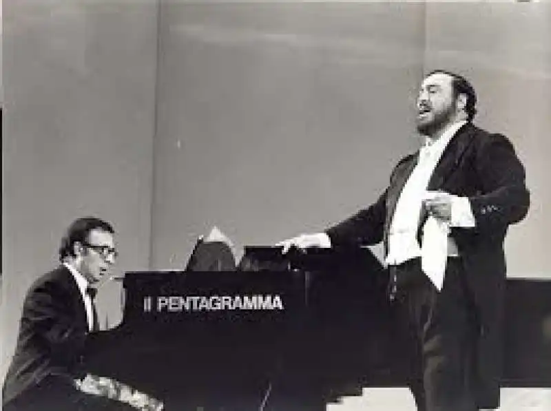 Leone Magiera e Pavarotti