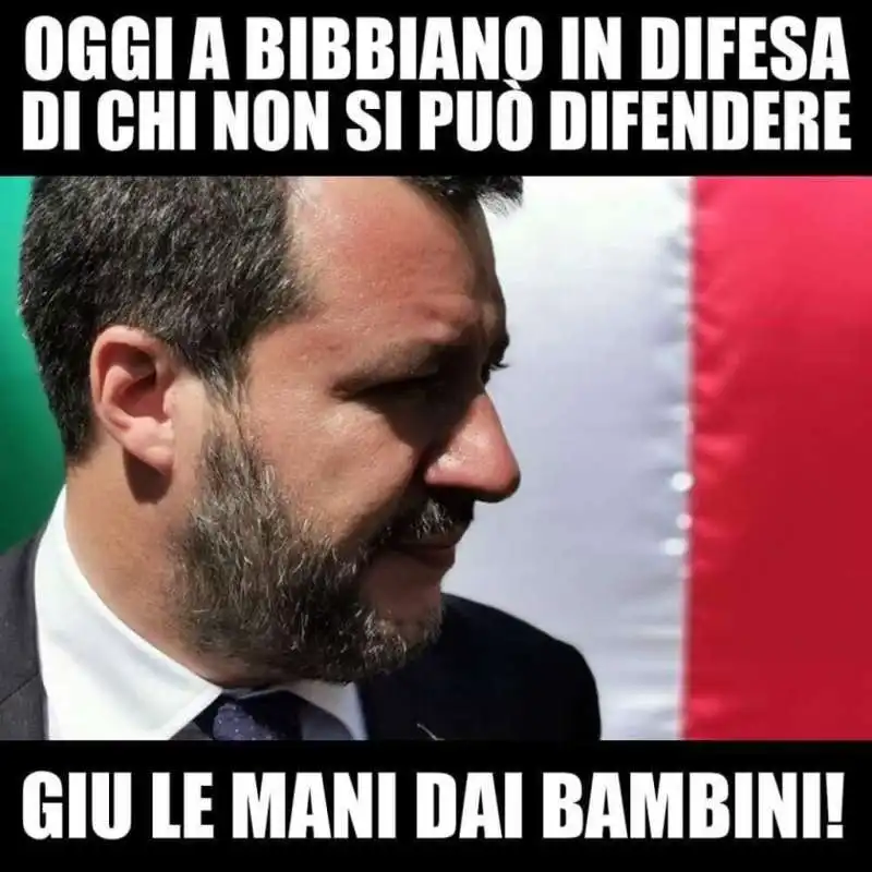 matteo salvini a bibbiano 4