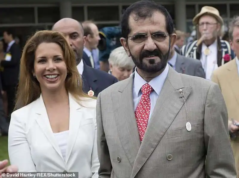 mohamed bin rashid al maktoum con la moglie haya bint al hussein 2