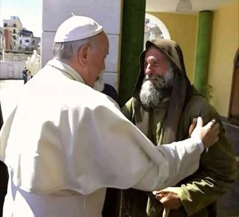 papa bergoglio e biagio conte