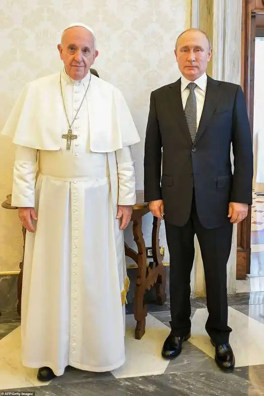 papa francesco vladimir putin