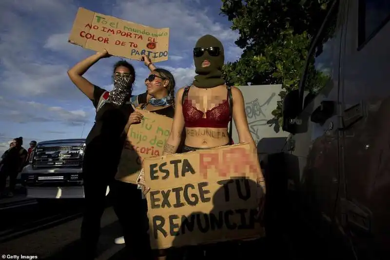 proteste contro ricky rossello' 5