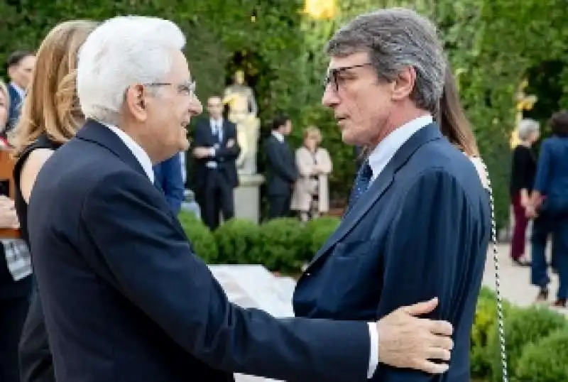 SERGIO MATTARELLA DAVID SASSOLI 