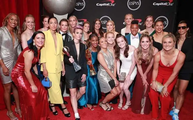 squadra di calcio femminile usa vince l'espys 1