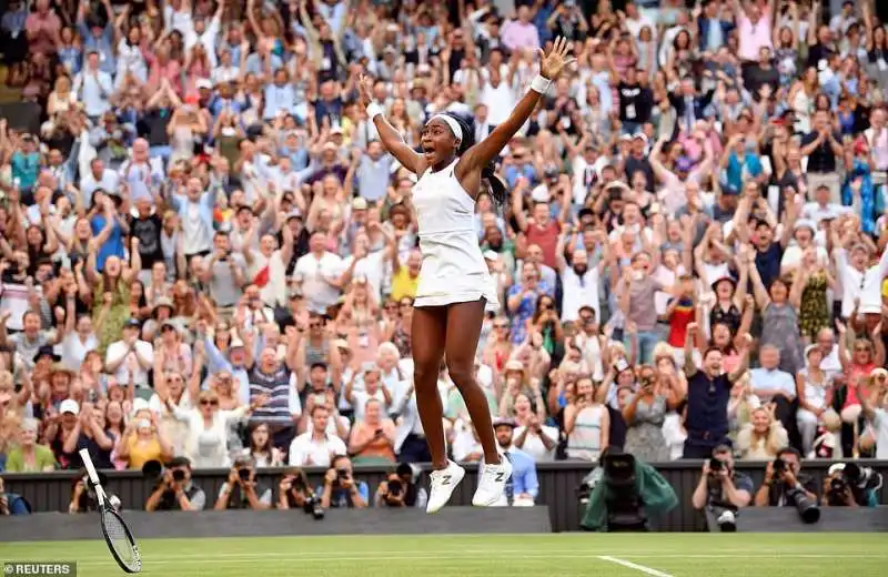 WIMBLEDON - TUTTI IN PIEDI PER COCO GAUFF