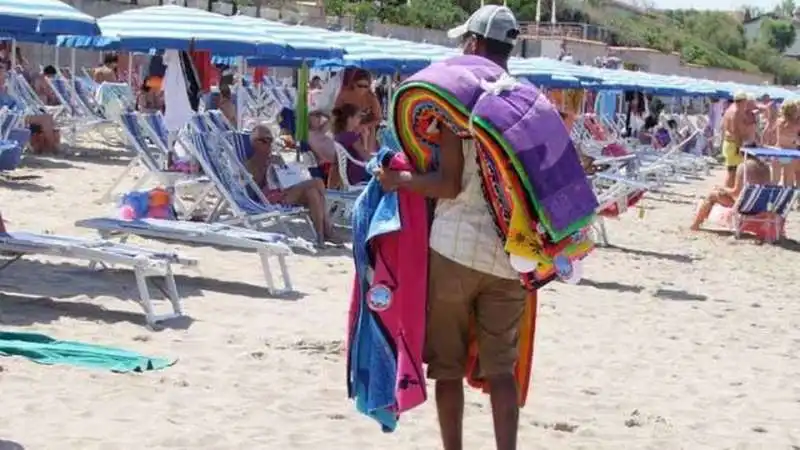 ambulanti in spiaggia