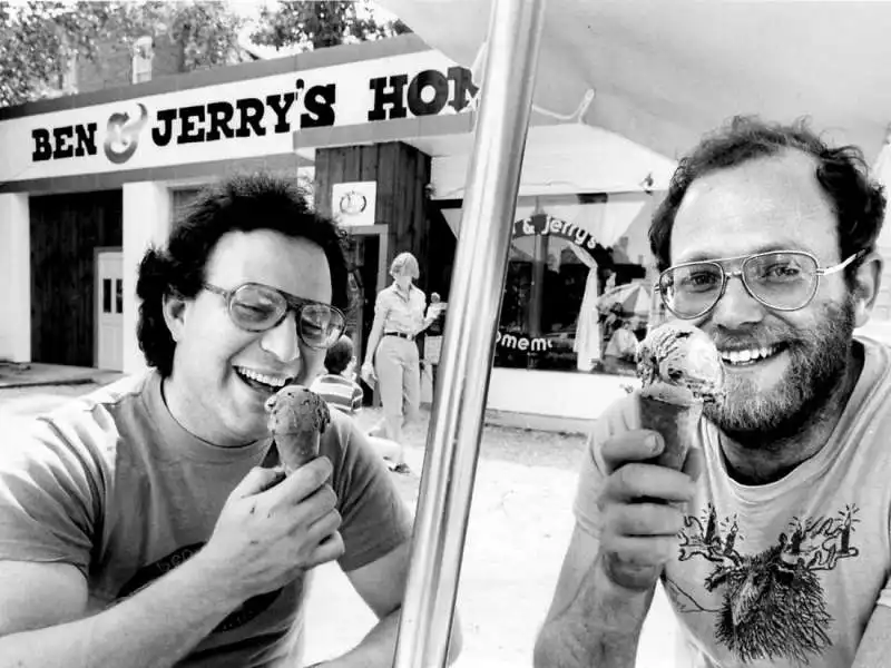 BEN COHEN E JERRY GREENFIELD FONDATORI BEN & JERRY'S