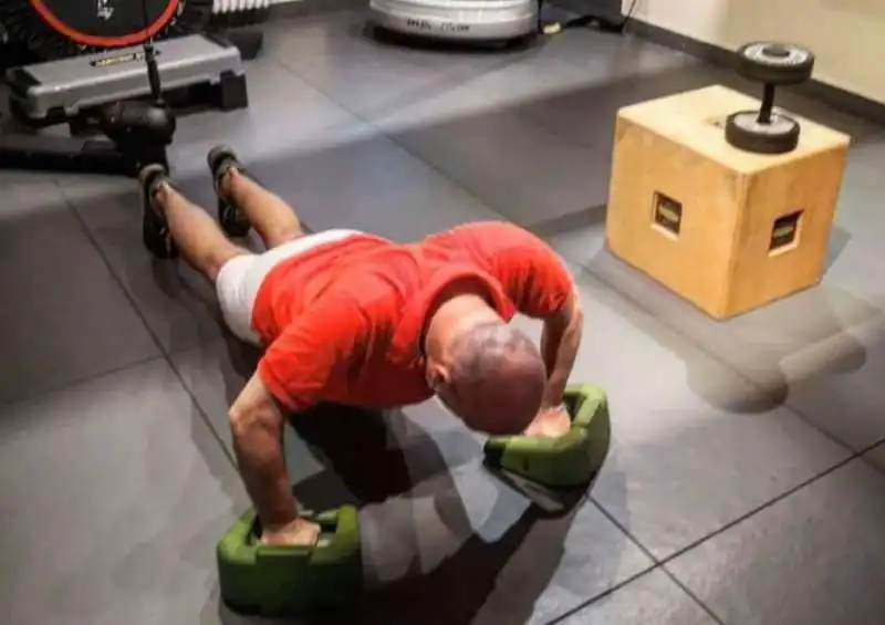 bonaccini in palestra