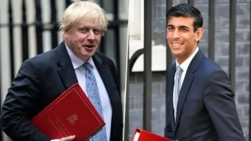 Boris Johnson and Rishi Sunak