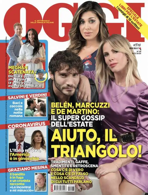 COPERTINA OGGI - 9-16 LUGLIO 2020