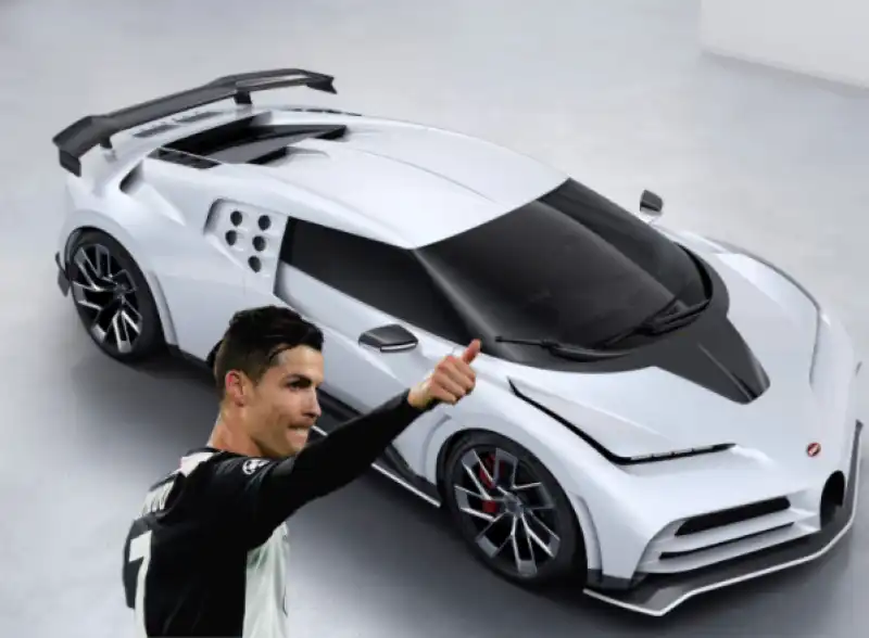 cr7 bugatti centodieci