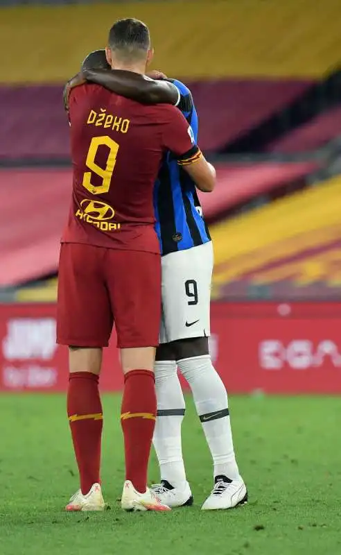 edin dzeko e romelu lukaku  foto mezzelani gmt006