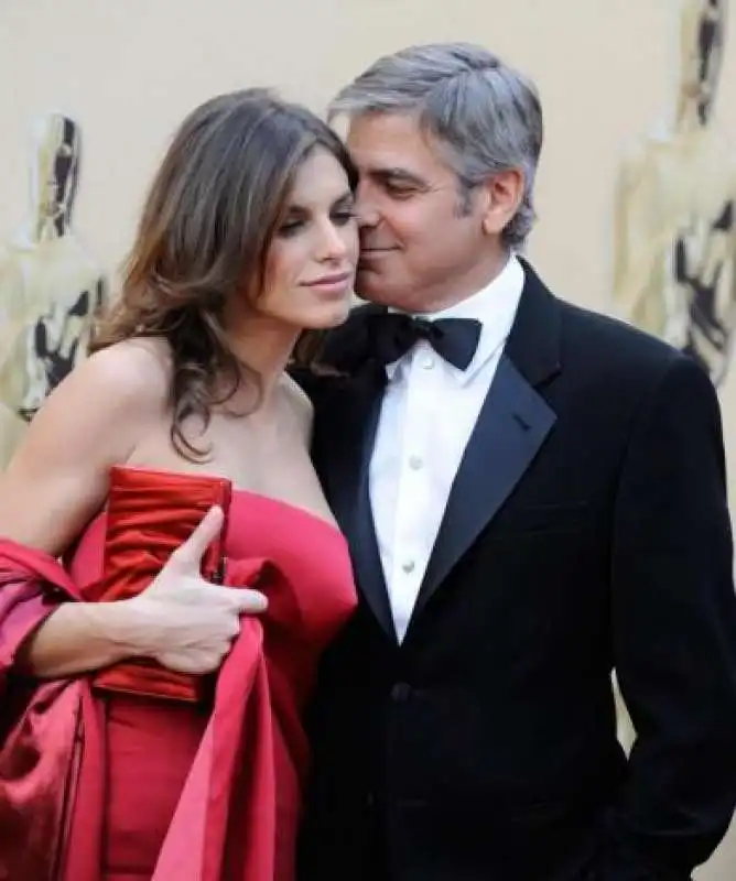 elisabetta canalis e george clooney 