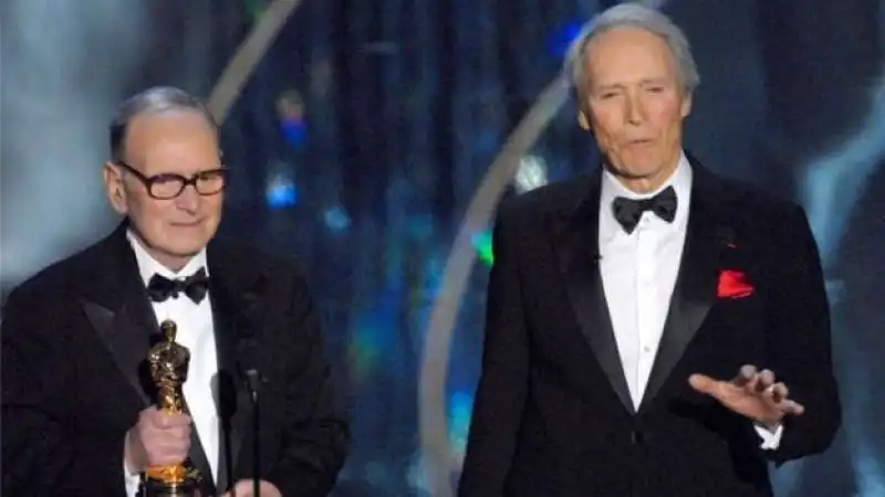 ennio morricone e clint eastwood