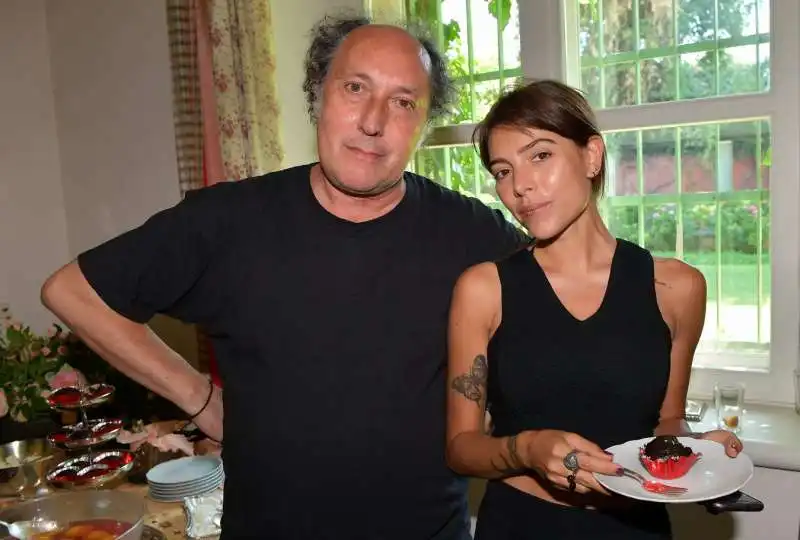 fulvio abbate e veronica fendi  foto di bacco