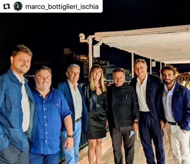 gennaro migliore luciano nobili maria elena boschi lorenzo crea and friends a ischia 