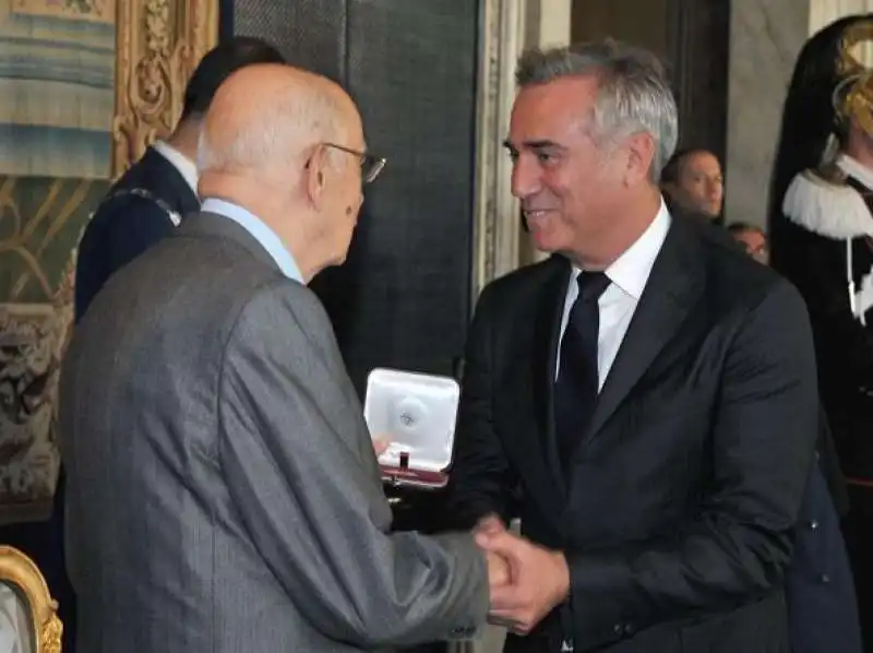 GIORGIO NAPOLITANO E MASSIMO GHINI 