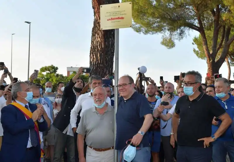 giovanni caudo renato scarpa carlo verdone mario sesti  foto di bacco