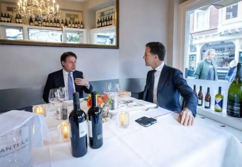 GIUSEPPE CONTE MARK RUTTE