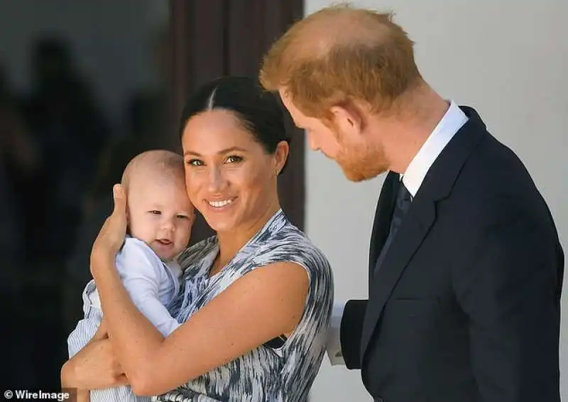 harry meghan e archie nel 2019