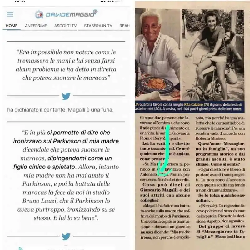 il post di marcello cirillo sulla querela di giancarlo magalli