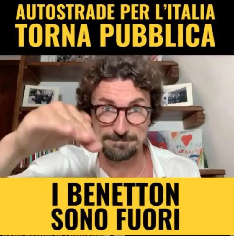 IL VIDEO DI TONINELLI SU BENETTON E AUTOSTRADE