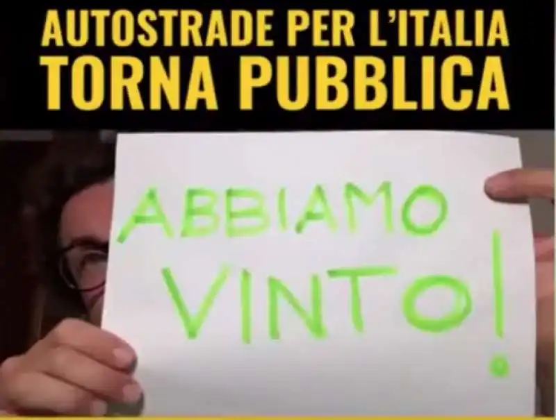 IL VIDEO DI TONINELLI SU BENETTON E AUTOSTRADE