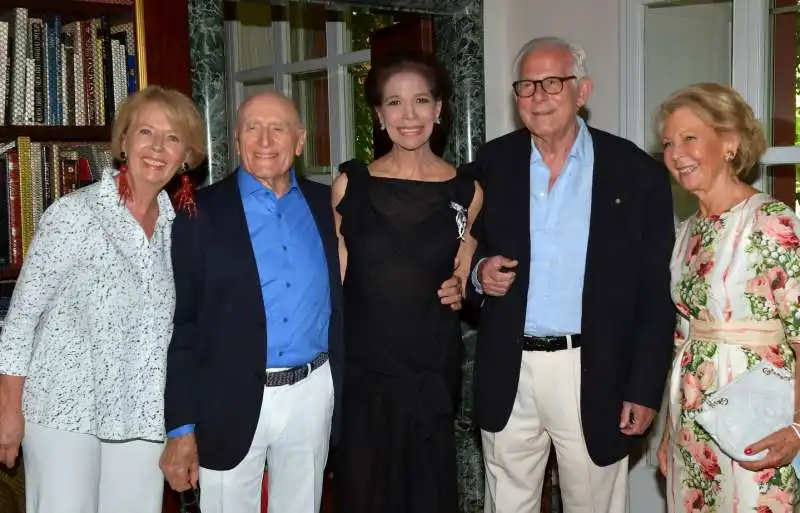 isabella e umberto vattani marisela federici andrea monorchio e la moglie gitte  foto di bacco