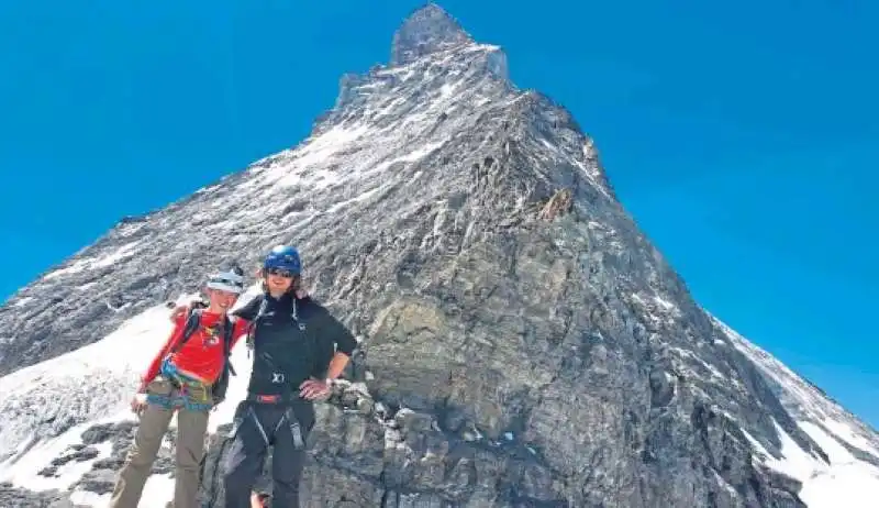 jules molyneaux in cima al monte cervino 