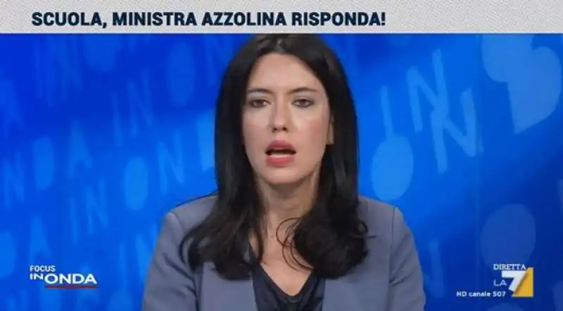 lucia azzolina a in onda