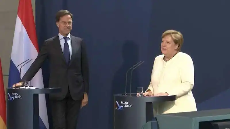 MARK RUTTE ANGELA MERKEL 2