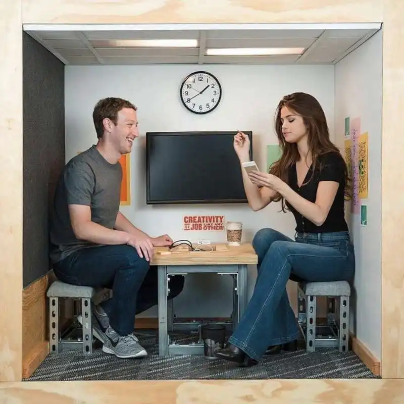 MARK ZUCKERBERG SELENA GOMEZ