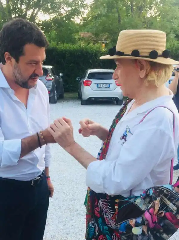 MATTEO SALVINI E SOLANGE   