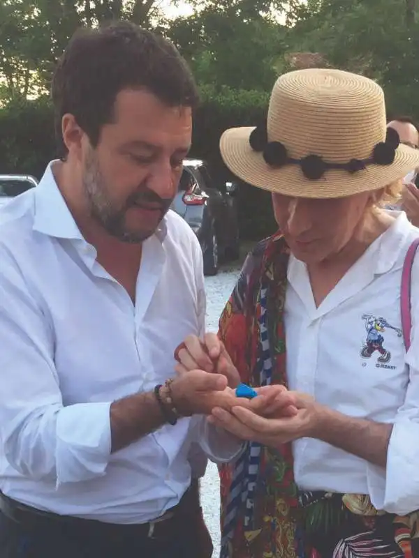 MATTEO SALVINI E SOLANGE