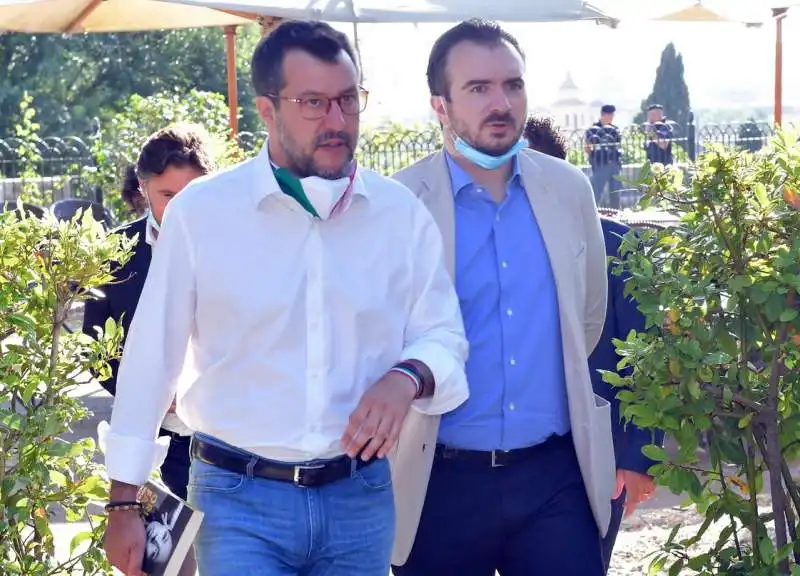 matteo salvini  riccardo molinari  foto di bacco