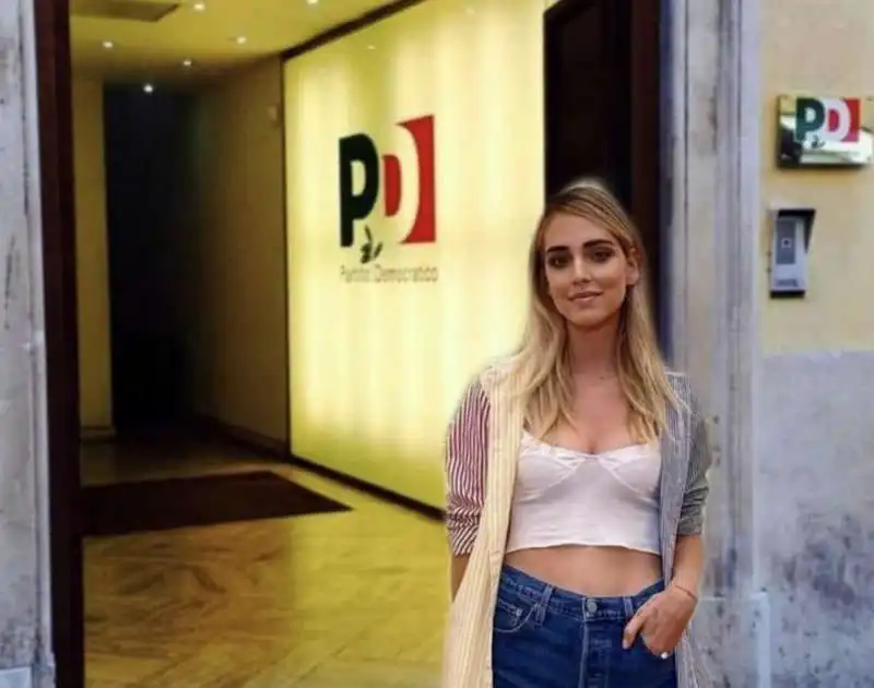 meme su chiara ferragni agli uffizi