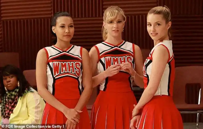 naya rivera heather morris e diana agron   glee