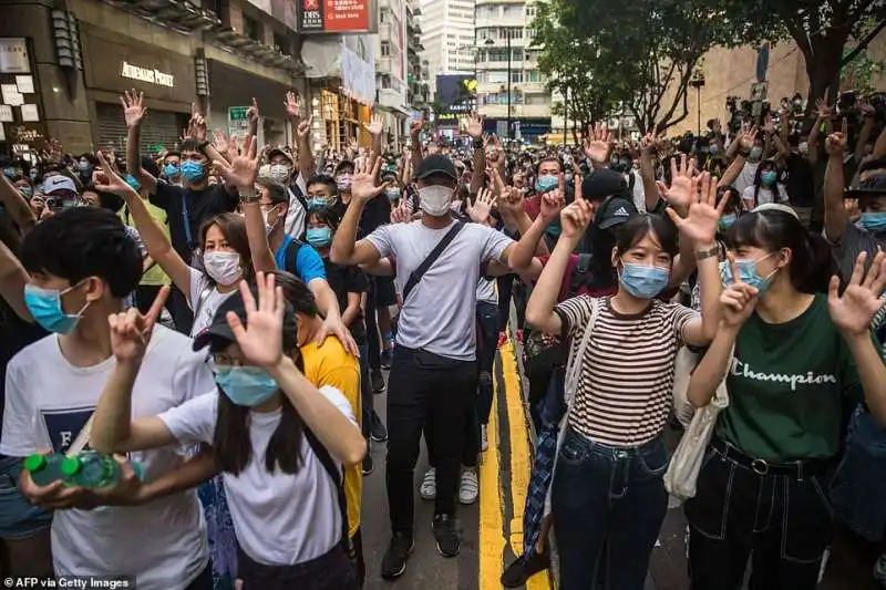 proteste e arresti a hong kong   1 luglio 2020 8