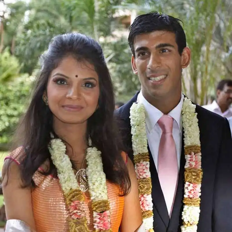 rishi sunak e signora