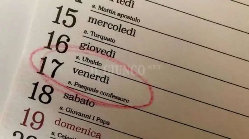 venerdi' 17 4