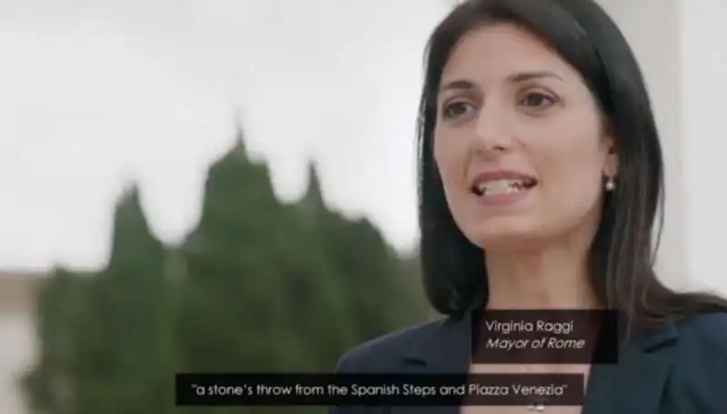 virginia raggi nello spot bulgari 3