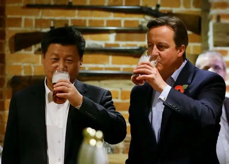 XI JINPING DAVID CAMERON