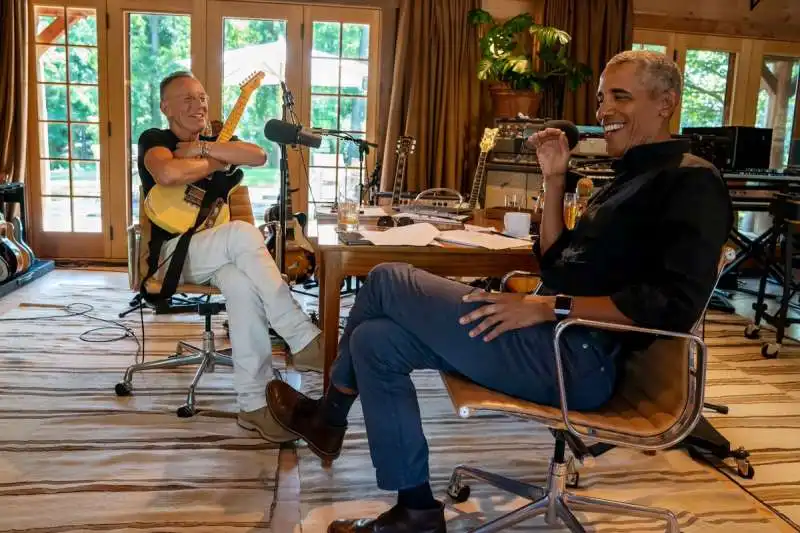 BRUCE SPRINGSTEEN BARACK OBAMA 