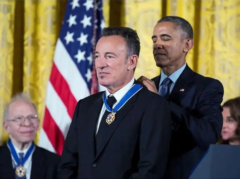 BRUCE SPRINGSTEEN BARACK OBAMA 