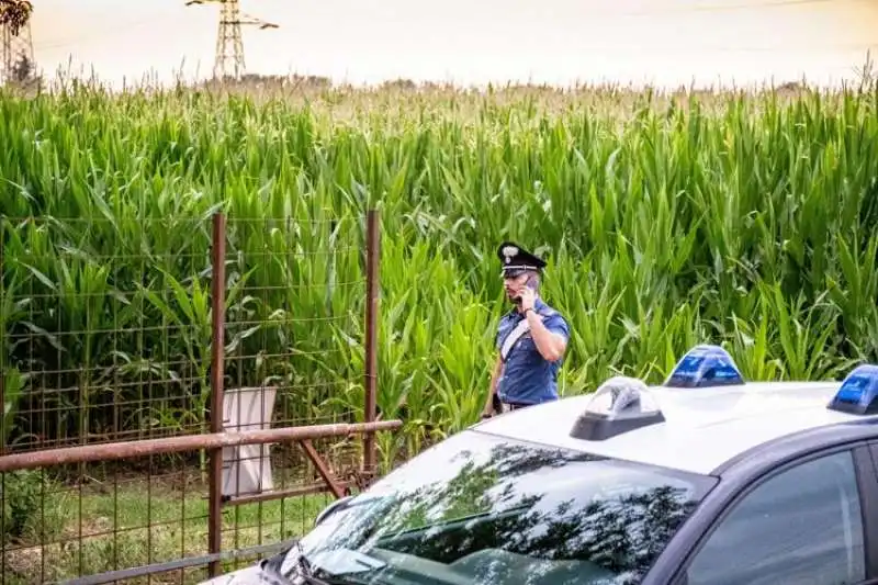 carabinieri trovano corpo carbonizzato pisa francesco pantaleo