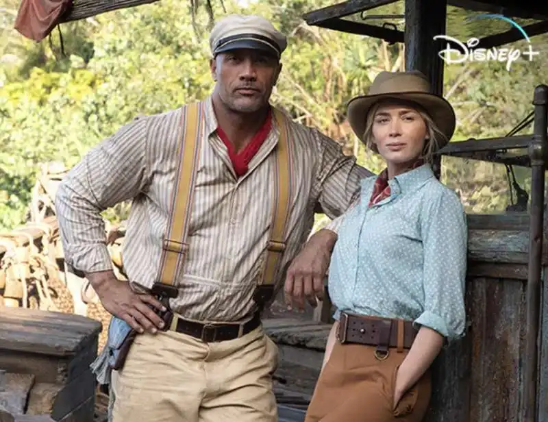 dwayne johnson emily blunt   jungle cruise  