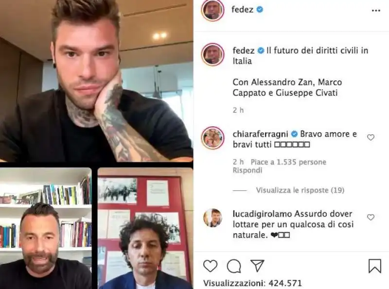 FEDEZ ALESSANDRO ZAN MARCO CAPPATO 1