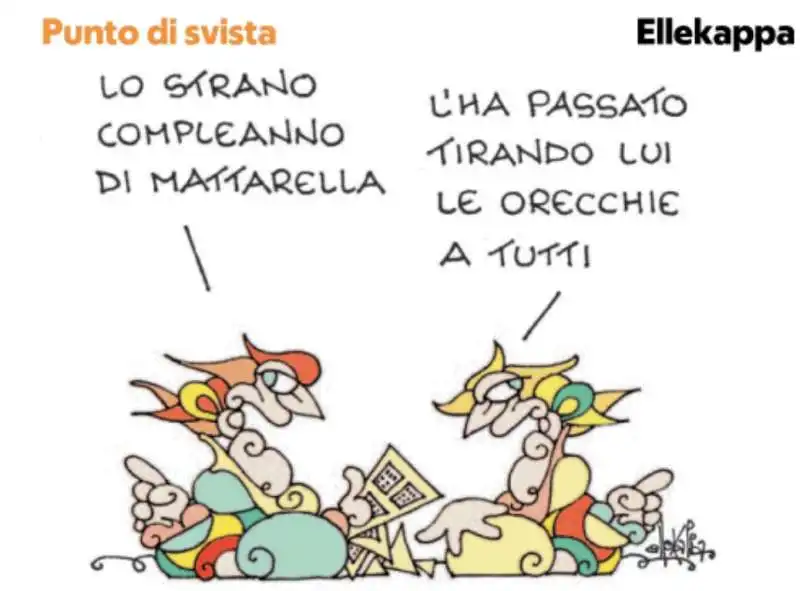 GLI OTTANTA ANNI DI MATTARELLA BY ELLEKAPPA