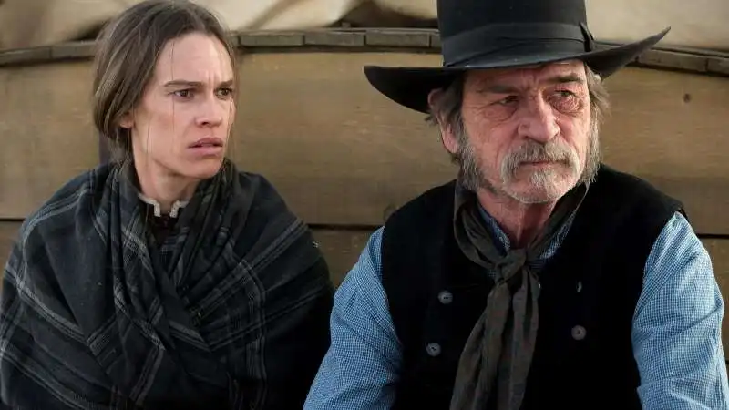 hillary swank tommy lee jones   the homesman 