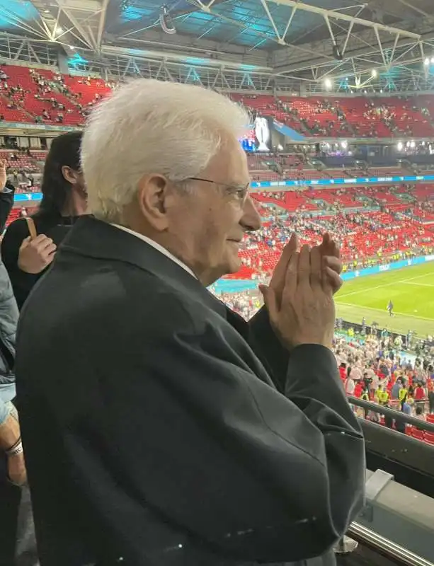 ITALIA INGHILTERRA - SERGIO MATTARELLA A WEMBLEY